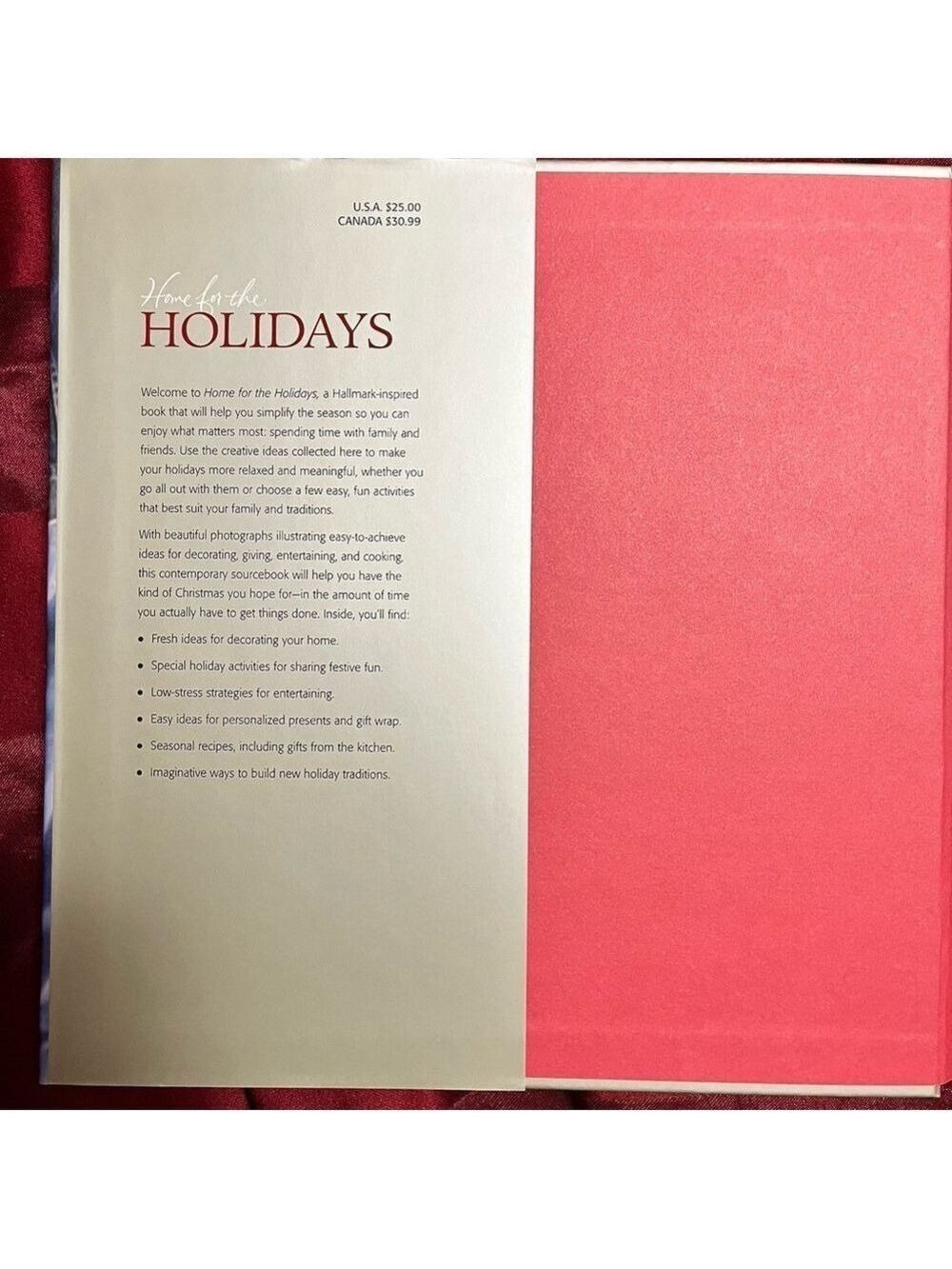 Home for the Holidays (Hallmark Gift Books) by Heidi T. King (2006. Hardcover w - Picture 2 of 6